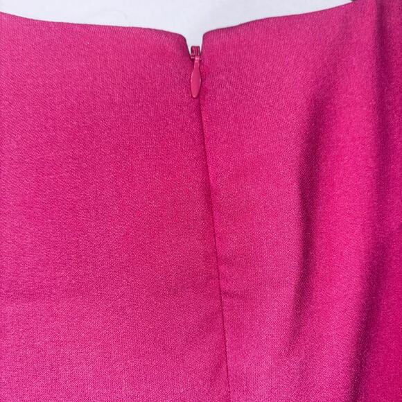 LIKELY Hot Pink Bodycon Short Sleeve Cocktail Sheath Dress - Size 4 - Picture 8 of 12